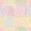Grunge striped wavy quilt seamless pattern in pastel colors
