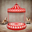 Illustration: Circus stage Circus stage