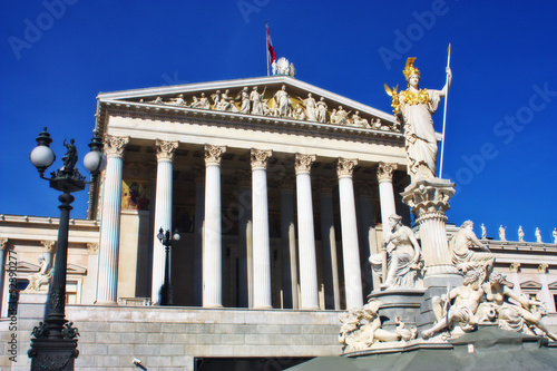 Photo: Austrian Parliament building in Vienna Austrian Parliament building in Vienna