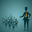 Vector: leadership concept stock vector leadership concept stock vector
