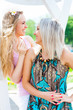 Two girls in the park