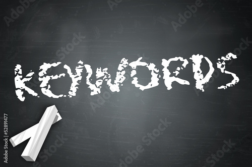 Illustration: Blackboard "Keywords" Blackboard "Keywords"