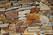 Mur de pierres dans le sud de la France