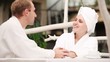 Video: Honeymoon couple have a gentle conversation Honeymoon couple have a gentle conversation