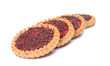 biscuits with jam isolated