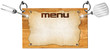 Menu Wooden Signboard