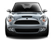 Compact economy car - front view