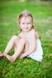 Photo: Little girl outdoors Little girl outdoors