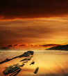 ocean beach sunset