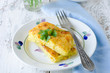 Pie zucchini and cheese