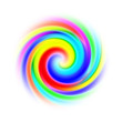 spirale multicolore