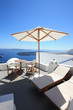 Grèce - Terrasse à Santorin