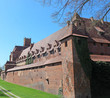 Malbork castle in Pomerania region of Poland. UNESCO World