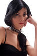 Photo: woman on isolated background woman on isolated background