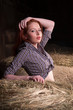 girl with red hair