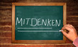 Kreidetafel - Mitdenken