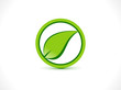 Vektor: abstract eco stop icon abstract eco stop icon