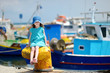 Adorable little girl at fisherman village