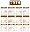 2014 Spanish calendar