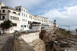 Waterfront buildings in Tangier, Morocco