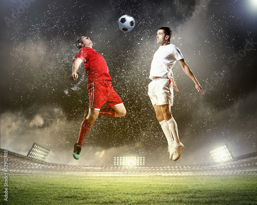 Photo: Two football player Two football player