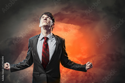 Photo: businessman in anger businessman in anger