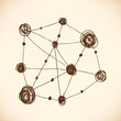 Model of atom. Atomic lattice. Structure