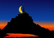 Sunset at Mont Saint Michel