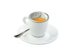 Take-out coffee in original fantasy idea