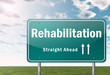 Illustration: Highway Signpost "Rehabilitation" Highway Signpost "Rehabilitation"