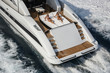 Photo: Italy, luxury yacht 100', stern deck Italy, luxury yacht 100', stern deck