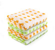 Stack of colored towels