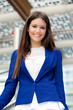 Beautiful young businesswoman portrait