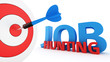 Illustration: Job hunting concept Job hunting concept
