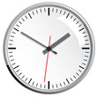 Wall mounted digital clock.