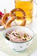 Beer and sausage salad