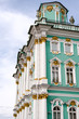 Facade with columns of the Winter Palace in Saint Petersburg
