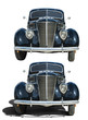 Old vintage retro car