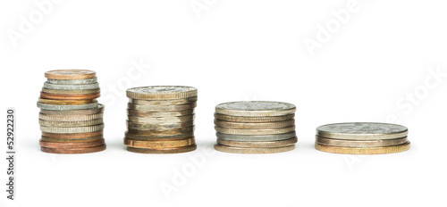 Photo: Stacks of coins Stacks of coins