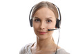 Call Center Woman with Headset