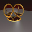 Three round mirrors