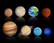 Vector Illustration of Planets in the Solar System