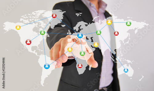 Photo: Man with Touchscreen Man with Touchscreen