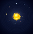 Vector: Solar system planets layout - eps10 vector illustration Solar system planets layout - eps10 vector illustration