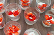Erdbeeren im Glas