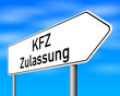 Vektor: schild r kfz-zulassung I schild r kfz-zulassung I