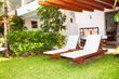 Foto: Garden at caribbean resort. Garden at caribbean resort.