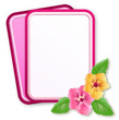 Vector: Greeting card with pansies Greeting card with pansies