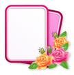 Vector: Greeting card with roses Greeting card with roses