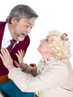 Happy senior couple in love